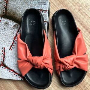 A New Day Kaylin Knotted Slide Sandal